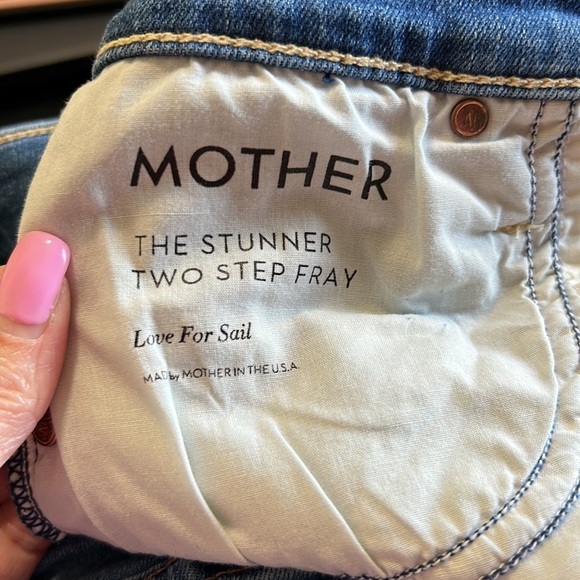 MOTHER The Stunner Two Step Fray Love for Sale Jean Sz 26 - Picture 15 of 15